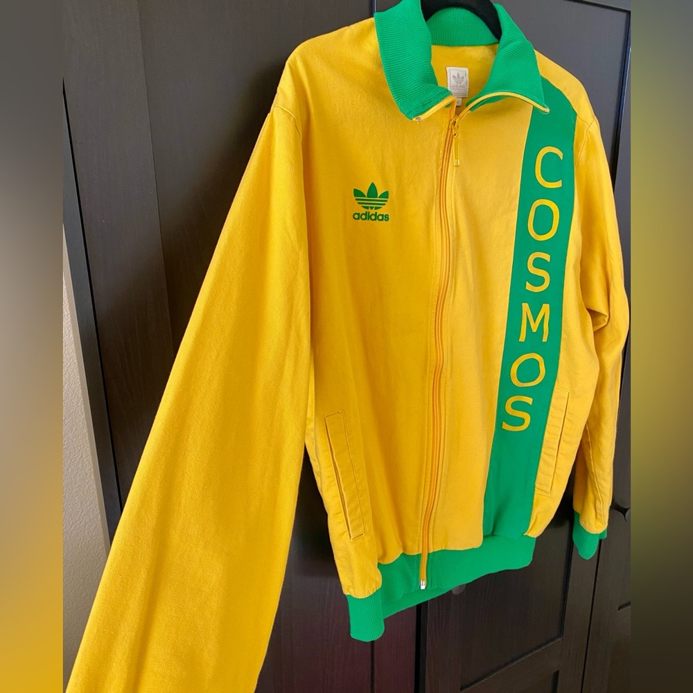 Vintage Adidas Cosmos Track/ Soccer Jacket Zip Up